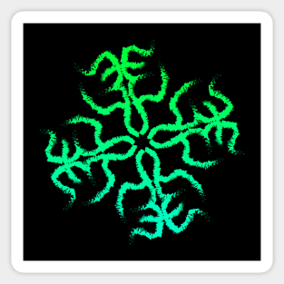 Green Ornament Sticker